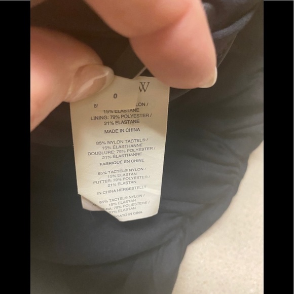 J. Crew Black Shirred One Piece Swimsuit Sz 0 - Picture 8 of 8